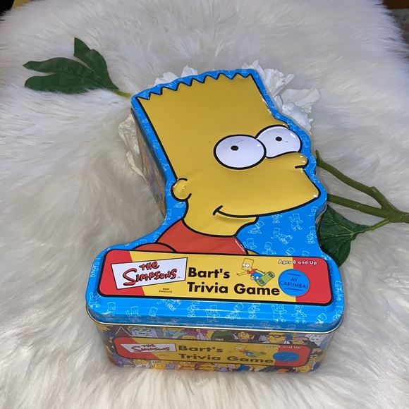 The Simpsons Bart's Trivia Game Collectible Bart Simpson Tin - Picture 4 of 15